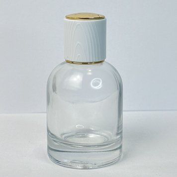 Флакон Orris 50 ml с крышкой "Elara White Gold" 2204911+2400112 фото