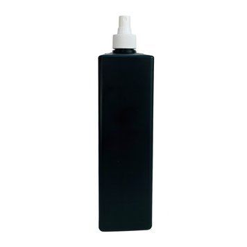Пластиковый (HDPE) черный флакон 28/410 "Квадрат" 1000 мл с белым распылителем 2899902-03+2905925 фото