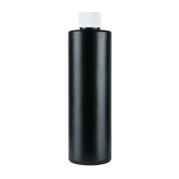 Пластиковый (HDPE) черный флакон "Астра" 250 мл стандарта 24/410 с белой крышкой 2805940-03+2905010 фото