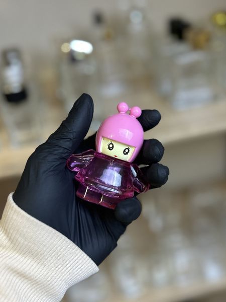 Розовый флакон для парфюмерии "TOY" 25 мл закрутка, комплект (флакон+распылитель+крышка) 2322832-01 фото