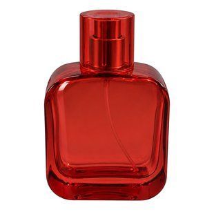 Скляний червоний флакон "Miracle-Red" для парфумерії під закрутку, 50 мл 2301119-03 фото