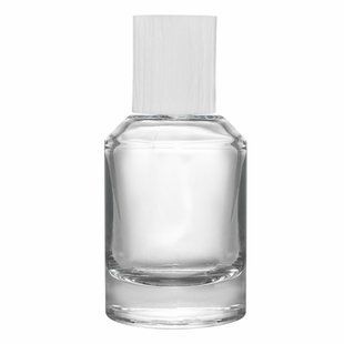 Флакон Panama 50 ml стеклянный-тип 2, горло 15 мм с крышкой "Wood-plastic white type 3" 2204729-04+2404990-05 фото