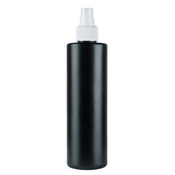 Пластиковый (HDPE) черный флакон "Астра" 250 мл стандарта 24/410 с белым распылителем 2805940-03+2904701 фото