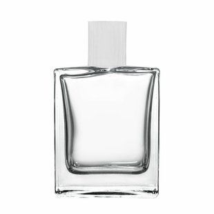 Флакон Victor 100 ml скляний, горло 15 мм з кришкою "Wood-plastic white type 3" 2204601+2404990-05 фото