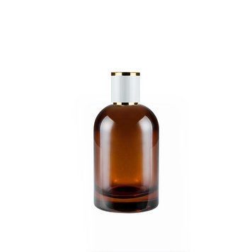 Флакон Orris-brown полупрозрачный 100 ml с крышкой &laquo;Twist white gold&raquo; 2204912-03+2422905-01 фото