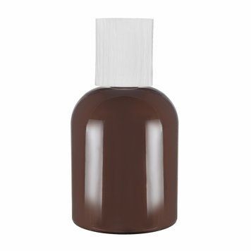 Флакон Orris-Brown 50 ml стеклянный, горло 15 мм с крышкой "Wood-plastic white type 3" 2204911-02+2404990-05 фото