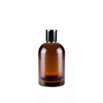 Флакон Orris-brown полупрозрачный 100 ml с крышкой &laquo;Twist black silver&raquo; 2204912-03+2422905-03 фото