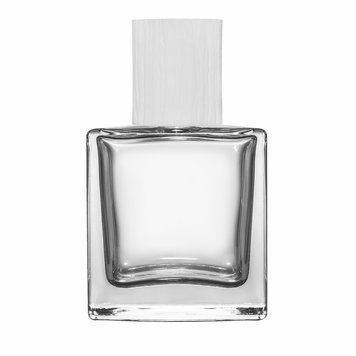 Флакон Victor 50 ml стеклянный, горло 15 мм с крышкой "Wood-plastic white type 3" 2204780+2404990-05 фото