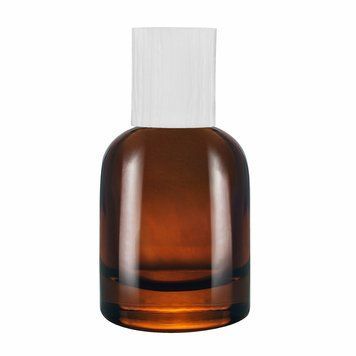 Флакон Orris-brown полупрозрачный 100 ml стеклянный, горло 15 мм с крышкой "Wood-plastic white type 3" 2204912-03+2404990-05 фото