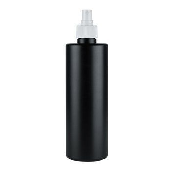 Пластиковый HDPE черный флакон "Астра" 400 мл стандарта 28/410 с белым распылителем 2823145-03+2905925 фото