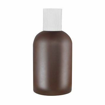 Флакон Orris-brown mate 100 ml 15 мм горло с крышкой "Wood-plastic white type 3" 2204912-04+2404990-05 фото