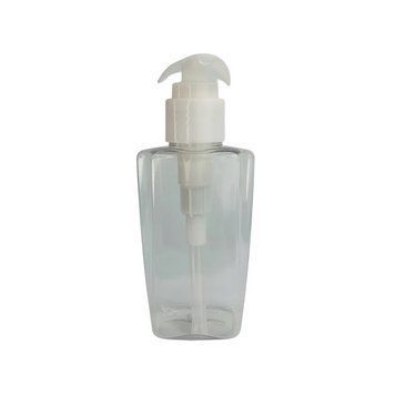 Пластиковый (PET) прозрачный флакон 24/410 "Эмми" 90 мл с белым дозатором Soft-SM 2809000+2900027 фото