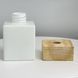 Флакон для диффузора &laquo;Square-white&raquo; с коричневой деревянной крышкой (Флакон+пробка+крышка) 3002574-06+3104754+P00 фото 3