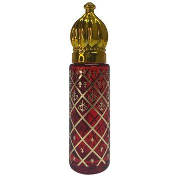 Флакон скляний "Roll-On Erchel-Red" 7 мл червоно-золотистий з золотою кришкою 2500002 фото