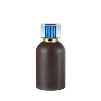 Флакон Orris-brown mate 100 ml с крышкой &laquo;Vip gold blue&raquo; 2204912-04+2404739-04 фото