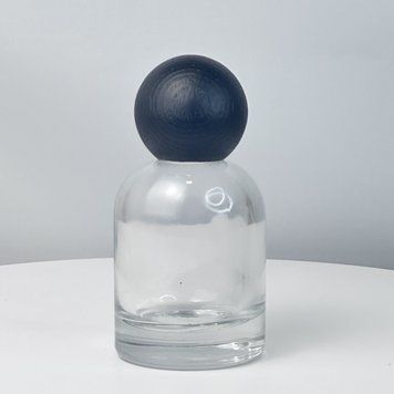 Флакон Orris 50 ml с крышкой "Wood Globe Black" 2204911+2422202-02 фото