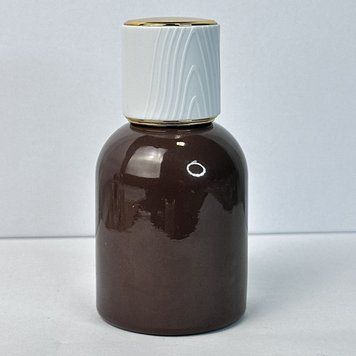 Флакон Orris-Brown 50 ml с крышкой "Elara-Wide White Gold" 2204911-02+2400113 фото