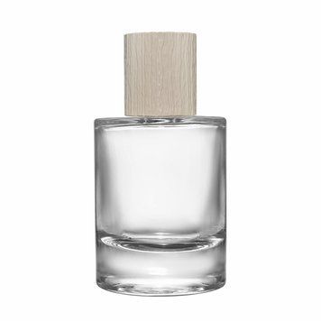 Флакон Pasha type 3 50 ml стеклянный с крышкой &laquo;Wood-plastic beige type 3&raquo; 2204910-03+2404990-04 фото