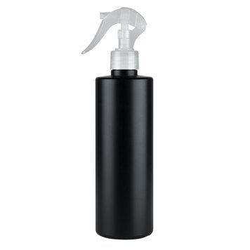 Пластиковый HDPE черный флакон "Астра" 400 мл стандарта 28/410 с полупрозрачным триггером 2823145-03+2905927 фото