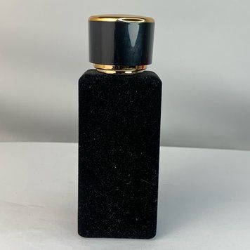 Флакон Eleonor-black 55 ml с гялнцевой крышкой DG Saten Gold Gloss 2210534+2404592-04 фото