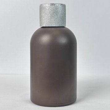 Флакон Orris-brown mate 100 ml с крышкой &laquo;Metz silver&raquo; 2204912-04+2404794 фото