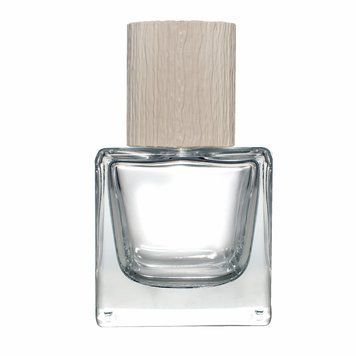 Флакон Cube 30 мл стеклянный с крышкой &laquo;Wood-plastic beige type 3&raquo; 2203000-10+2404990-04 фото