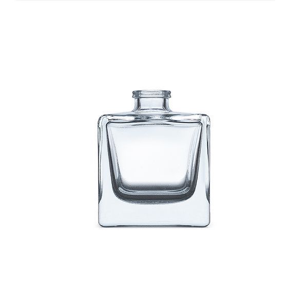Флакон Cube 30 ml скляний з кришкою "Wood-plastic beige type 3" 2203000-10+2404990-04 фото