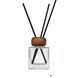 Флакон для диффузора Square type 2 100 мл стеклянный с крышкой Wood Elegance, Прозрачный 3002574-01+3100001+P00 фото 1
