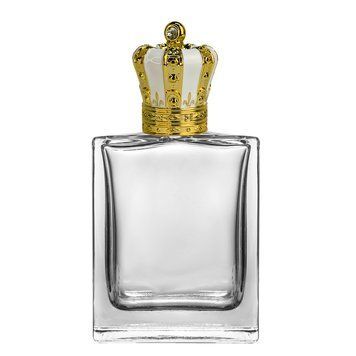Флакон Victor 100 мл стеклянный с крышкой &laquo;Coronet White Gold&raquo; 2204601+2400119 фото