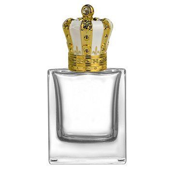 Флакон Bastion 50 ml стеклянный с крышкой "Coronet White Gold" 2205953+2400119 фото