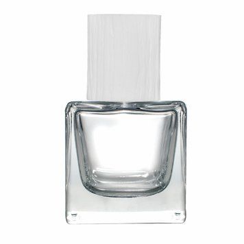 Флакон Cube 30 ml стеклянный, горло 15 мм с крышкой "Wood-plastic white type 3" 2203000-10+2404990-05 фото