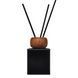 Флакон для диффузора Square-black mate 100 мл стеклянный с крышкой Wood Elegance, Черный 3002574-02+3100001+P00 фото 1