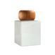 Флакон для диффузора Square-white 100 мл стеклянный с крышкой Wood Elegance, Белый 3002574-06+3100001+P00 фото 2