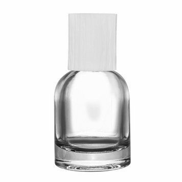 Флакон Orris 50 ml стеклянный, горло 15 мм с крышкой "Wood-plastic white type 3" 2204911+2404990-05 фото