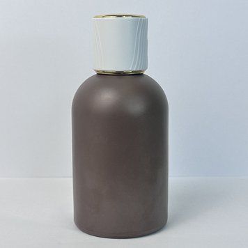 Флакон Orris-brown mate 100 ml с крышкой Elara-Wide White Gold 2204912-04+2400113 фото
