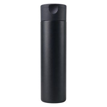Пластиковий (HDPE) чорний флакон "Астра" 250 мл з чорним фліп-топом Soft 2805943+2900049 фото