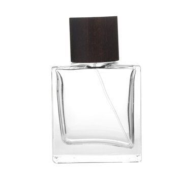 Парфюмерный флакон 50 мл под завальцовку и самозащелку Viera 50 ml с крышкой Wood-mini brown 2204914-01+2405954-04 фото