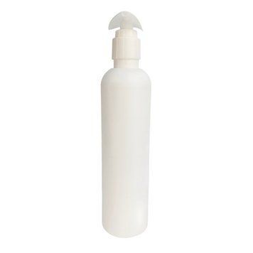 Пластиковий (HDPE) білий флакон 24/415 "Гелія" 250 мл з білим дозатором Soft-SM 2805941-01+2900027 фото