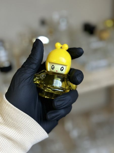 Жовтий флакон для парфумерії "TOY" 25 мл закрутка, комплект (флакон+розпилювач+кришка) 2322832 фото
