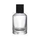 Флакон Panama 50 ml скляний, горло 15 мм з кришкою "Wood-plastic black type 3" 2204729+2404990-03 фото 1