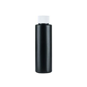 Пластиковый (HDPE) черный флакон "Астра" 100 мл стандарта 24/410 с белой крышкой 2805938-03+2905010 фото