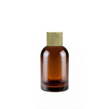 Флакон Orris-brown полупрозрачный 100 ml с крышкой &laquo;Metz gold&raquo; 2204912-03+2404794-01 фото