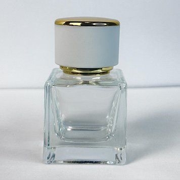 Флакон Cube 30 ml с крышкой DG Saten White Gold 2203000-10+2404592-02 фото