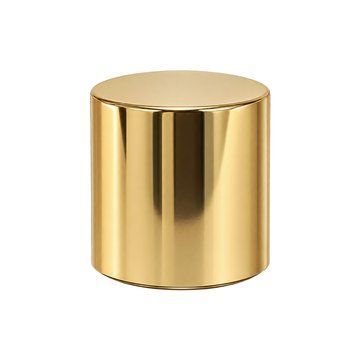 Металева магнітна кришка "Magnet Gold-Charm" для парфумерних флаконів, 15 мм горло 2422912 фото