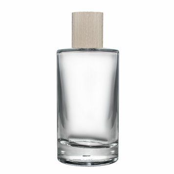 Флакон Pasha type 4 100 ml стеклянный, горло 15 мм с крышкой &laquo;Wood-plastic beige type 3&raquo; 2204751-04+2404990-04 фото