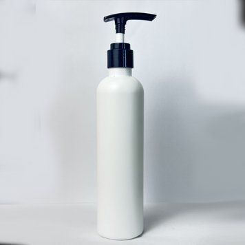 Пластиковий (HDPE) білий "Гелія" 250 мл стандарту 24/415 з чорним дозатором з гладкою шийкою тип 2 2805941-01+2923122-02 фото