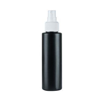 Пластиковый (HDPE) черный флакон "Астра" 100 мл стандарта 24/410 с белым распылителем 2805938-03+2904701 фото