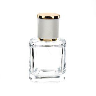 Парфюмерный флакон 30 мл под завальцовку и самозащелку Faust с крышкой Twist white gold hat 2222895+2422905-01 фото