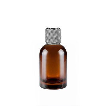 Флакон Orris-brown полупрозрачный 100 ml с крышкой &laquo;King silver&raquo; 2204912-03+2410565-01 фото