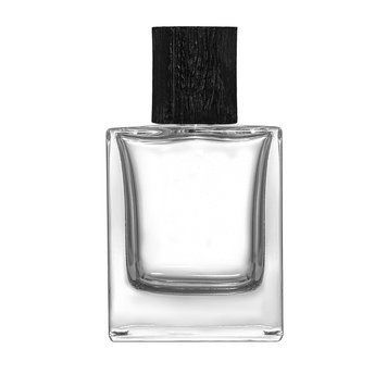 Флакон Pretty 100 мл стеклянный, горло 15 мм с крышкой &laquo;Wood-plastic black type 3&raquo; 2205953+2404990-03 фото